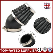 Motorcycle 50mm Mushroom Head Air Filter Tapered Chrome Pod Filter Replacement