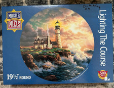 Master Pieces "Eternal Light" 500 Piece Jigsaw Puzzle 19 1/2" Round