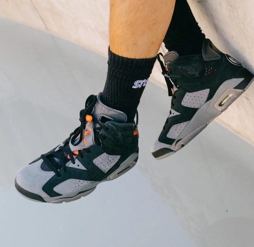 Paris Saint-German (PSG) x Air Jordan 6 Retro “Iron Grey” - Men’s Size 10 - Picture 13 of 24