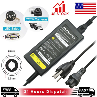 12V 5A 60W AC Power Supply Cord Adapter For iMAX Charger EC6 B5 B6 5.5mm*2.5mm