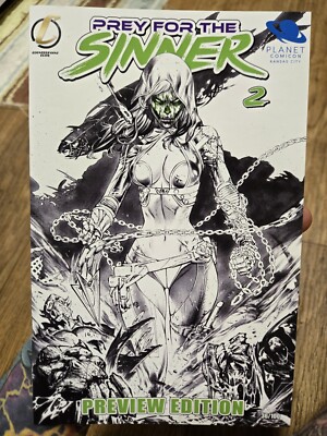 Prey For The Sinner #2 Eric Basaldua Preview Edition Cover Counterpoint 9.6