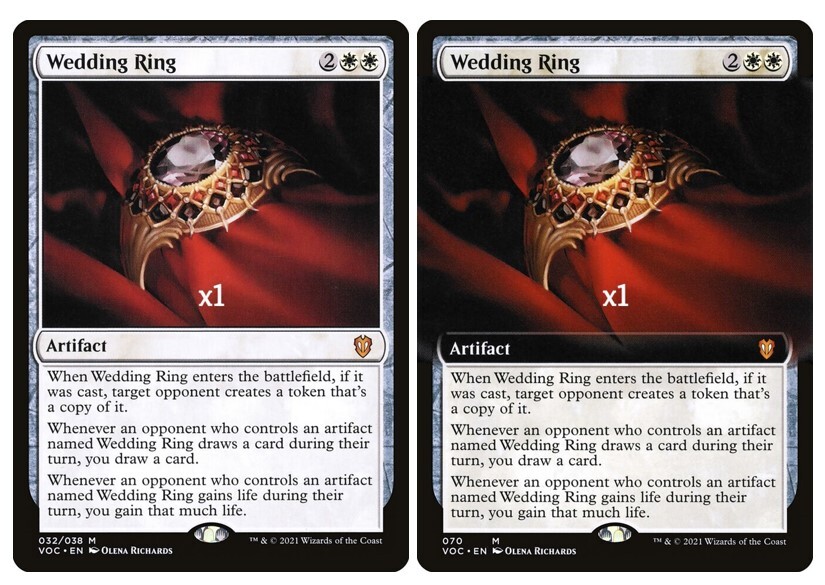 MTG Commander: Innistrad: Crimson Vow VOW Wedding Ring MINT (SELECT) | eBay MTG Commander: Innistrad: Crimson Vow VOW Wedding Ring MINT (SELECT) | eBay