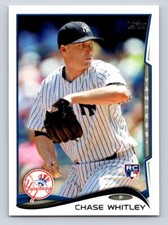 2014 Topps Update #US-171a Chase Whitley New York Yankees Rookie