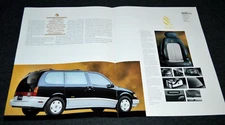 1994 MERCURY NAUTICA VILLAGER ORIGINAL DEALER FOLDOUT POSTER PRINT AD 94 VAN