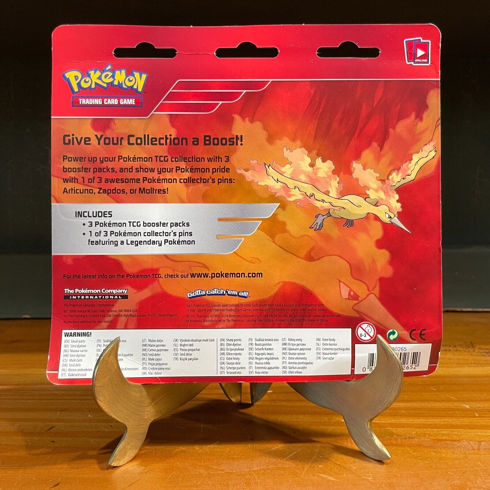  Pokemon - Moltres - Collector's Pin : Toys & Games