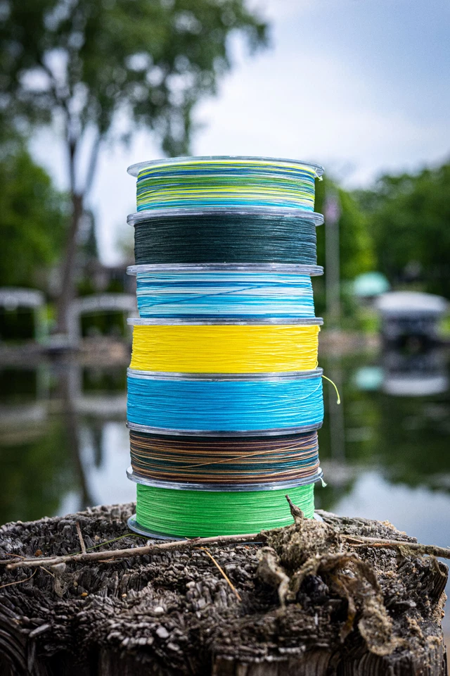 Reaction Tackle Pro 8 Strand Braided Fishing Line Saltwater or Freshwater Hi Vis - Image 3 of 4