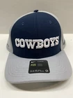 Dallas Cowboys Navy Panel Champ Drive Flex Fit Men's Hat One Size Fits Most