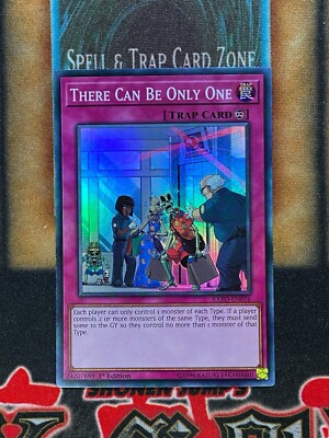 Yugioh There Can Be Only One EXFO-EN076 Super Rare 1st Ed NM
