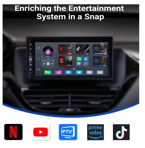 OTTOCAST Play2Video Pro Wireless CarPlay Android Auto Adapter Built in Youtube N - Bild 4 von 4