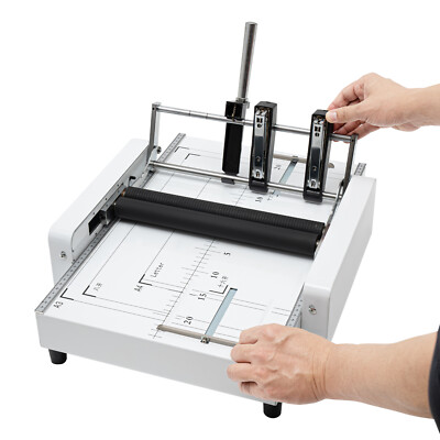 A3 Paper Folding Binding Machine Booklet Making Machine 4-Position Thread 60W