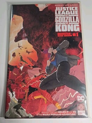 Justice League vs Godzilla vs Kong Monster-Sized Edition NM!