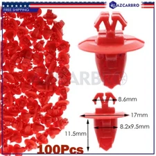 100pcs Mudguard Fender Flare Hood Retainer Clips For Toyota Tundra Land Cruiser 