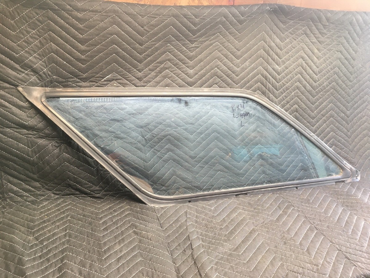 1976 Mazda Rx4 Wagon Oem Rear Left Quarter Panel Window Glass Pane
