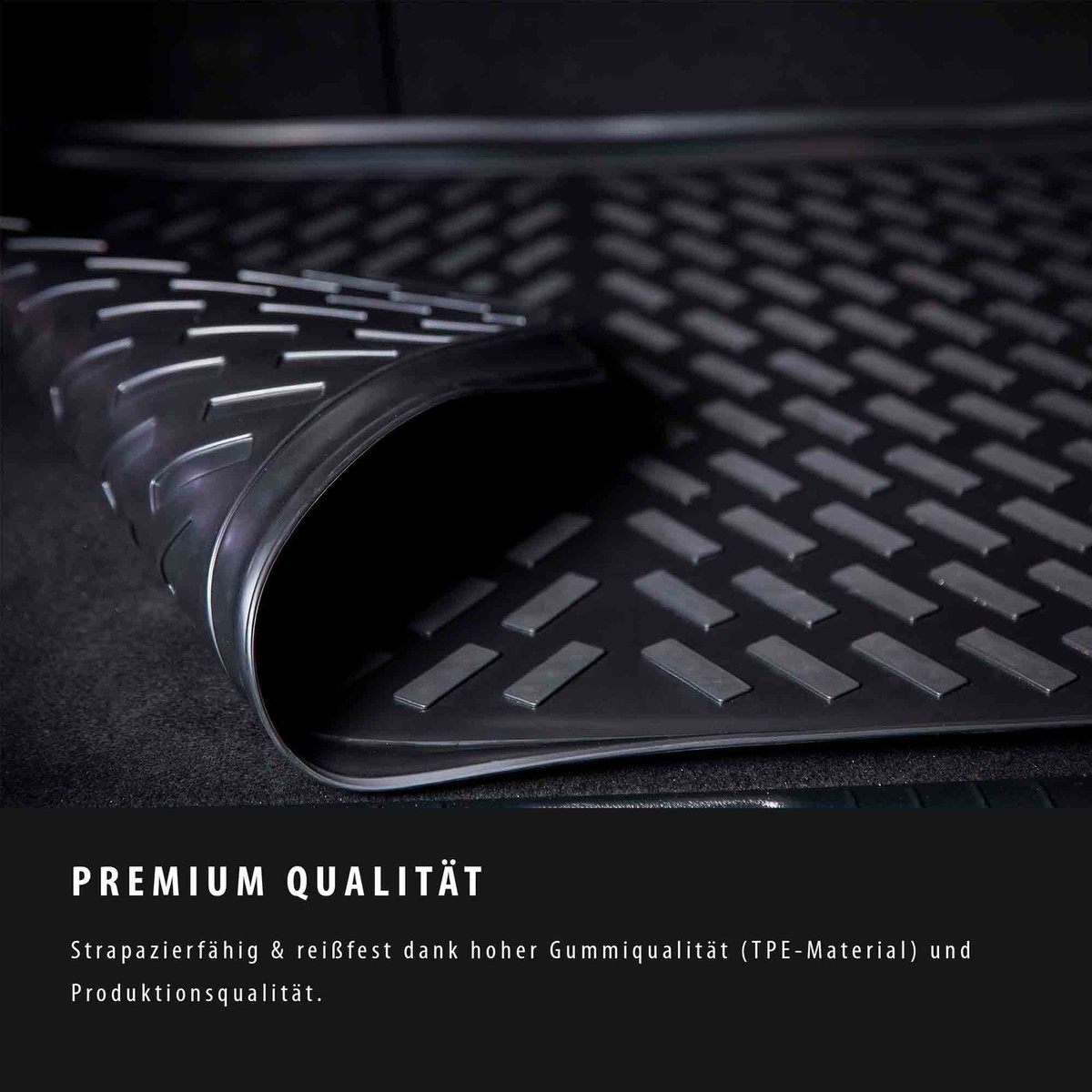 Bac De Coffre 3D Pour BMW X1 (U11) 2022-2025 - Tapis De Protection Haut Bord (5 Cm) - Matériau TPE Antidérapant