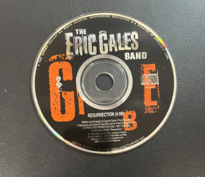 1991 The Eric Gales Band: Ressurection NM Promo CD w/ Cover Sleeve & Insert