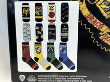Harry Potter Wizarding World Unisex 12 Days of Socks Set Multi-Pack NEW