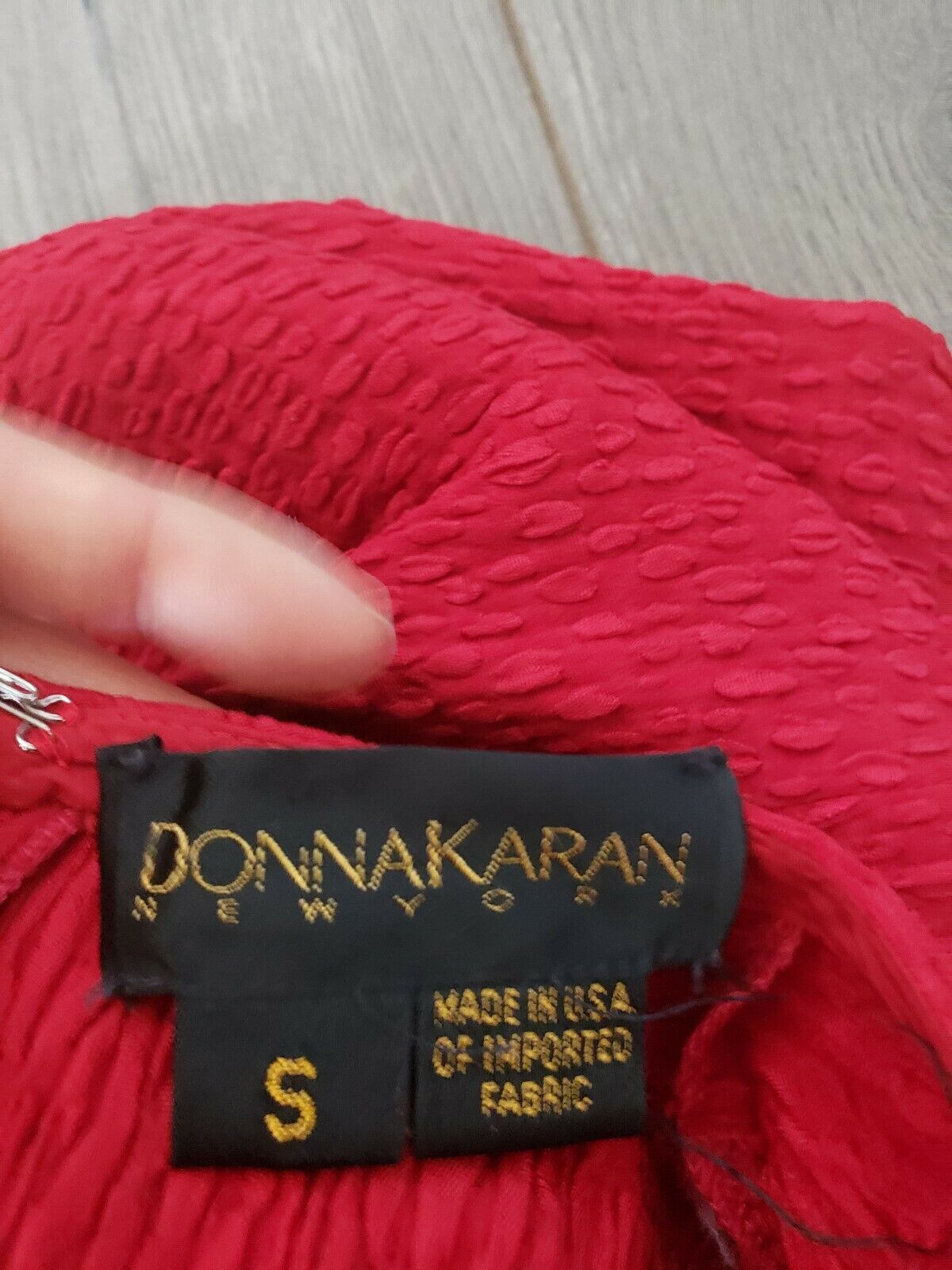 Donna Karan Black Label Silk Honeycomb Bodycon Dr… - image 4