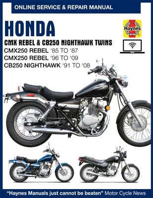 2002 Honda Nighthawk 250 Haynes Online Repair Manual Select Access Ebay