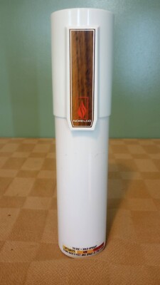 Vintage Norelco Flame Fighter Extinguisher And Wall Bracket Art Deco