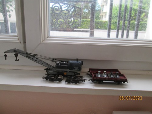 Train HO grue COCKERILL 85 tonnes - Jeux & Jouets