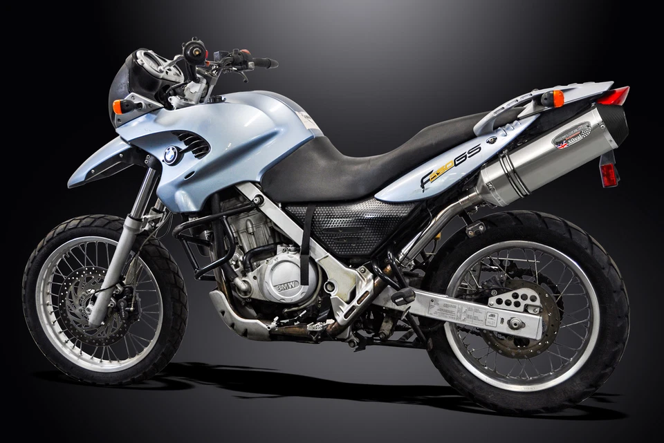 BMW F650GS F650 GS 2007-2012 Slip On 13.5" X-Oval Kit de silenciador de escape de acero inoxidable Foto 4 de 4