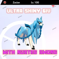 Shiny Event Zacian 6IV Max EVs Pokemon Sword and Shield
