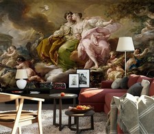 3D Religious Oil Painting ZHU5127 Wallpaper W...