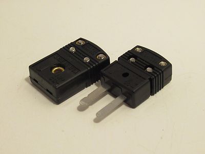 PAIR) OMEGA 3 914 008 3914008 J IR+ CO- MALE & FEMALE PLUG NEW | eBay
