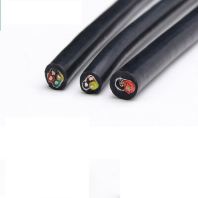 Flex Soft Silicone Wire Cable 0.3/0.5/0.75/1/1.5/2.5/4mm² Black