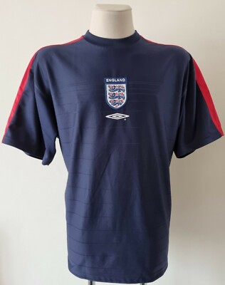 England National 2003 - 2005 top training football Umbro shirt | eBay