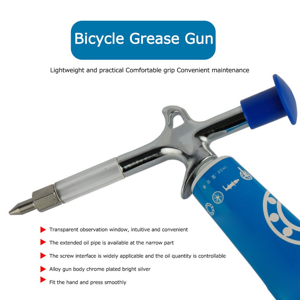 MTB Bicycle Grease Gun for 13mm Hose Manual Oiler Grease Gun Cycling