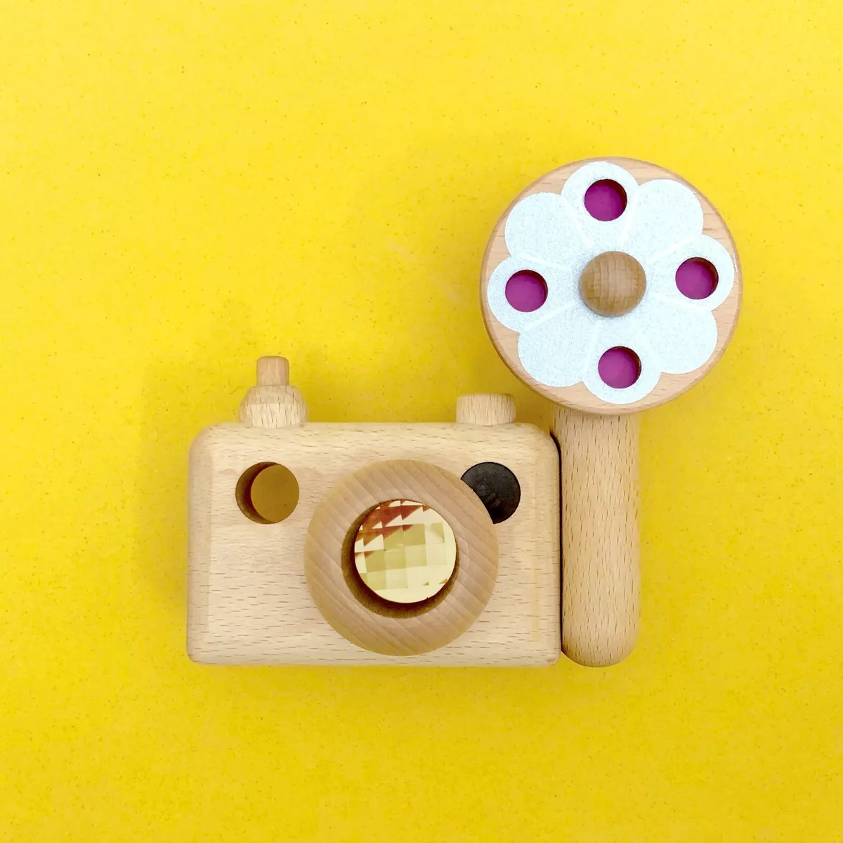 Father's Factory Wooden Toy Cameras Collection