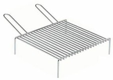 GRATICOLA PER CAMINO IN ACCIAIO CM.35X40