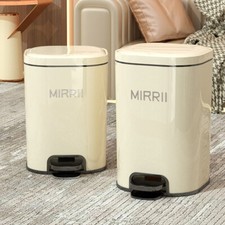 8/10/15/20L Square Kitchen Pedal Bin Home Office Modern Rubbish Waste Dustbin UK