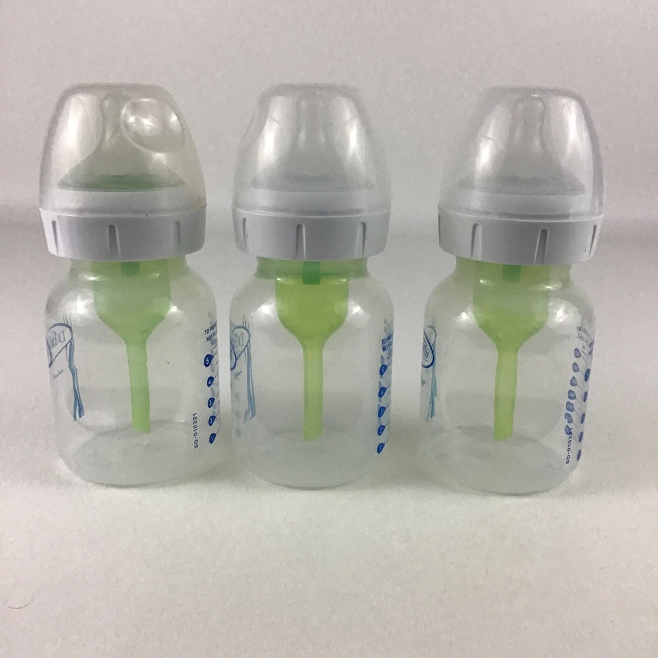 Dr Brown's Natural Flow Anti Cólicos Biberones Sistema de Ventilación Interna 5oz Lote 3 Foto 2 de 4