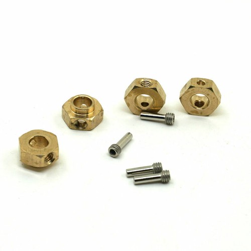 4pcs Brass 5/8/10mm Thick 12mm Wheel hex Hubs For 1:10 RC TRX-4 Crawler - Picture 13 of 15