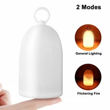 Night Lights for Kids, BJL LED Flame Light, Fire Flicker Table Lamp 2 Mode 