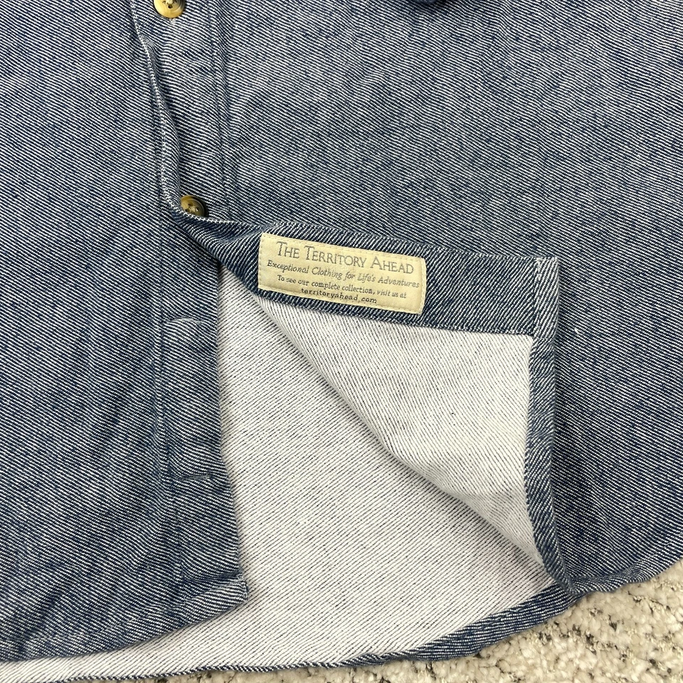 VTG Territory Ahead Shirt Mens Large Flannel Aztec Geometric Southwestern GUC - Image 4 of 4