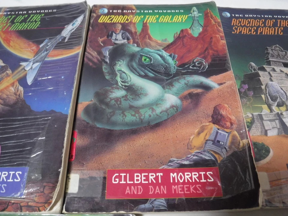 VTG Series Lot of 7 Daystar Voyages books by Gilbert Morris Meeks 1 2 5 6 7 8 9 - Image 3 of 4