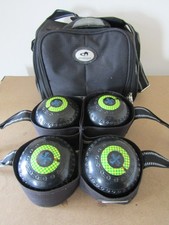 Henselite Super - Grip Lawn Bowls Size 3 with carrier & Bag