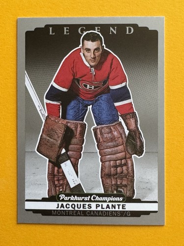 Jacques Plante #333 2022 Parkhurst Champions card
