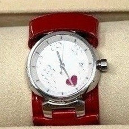 Louis Vuitton Tambour Pomme d Amour Watch Red Monogram  display picture 2