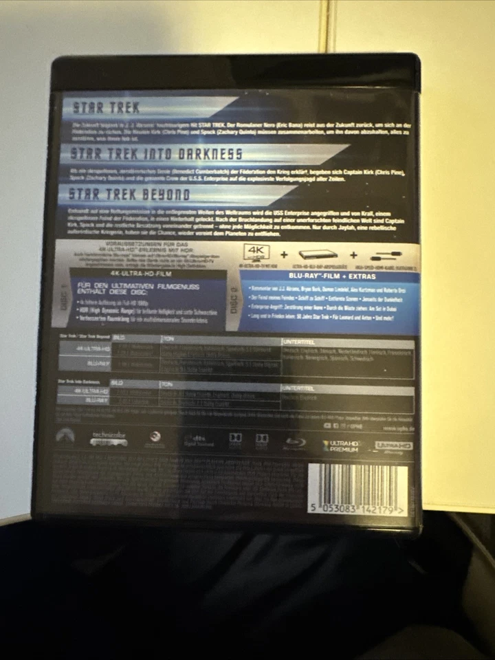 Star Trek - 3 Movie Collection 3 BLU-RAY-BOX OHNE 4K disc - Bild 2 von 4