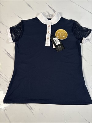 Fair Play Cecile RoseGold Competition Shirt Short Sleeve Size Medium