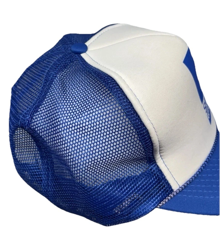 SHERWIN WILLIAMS TRUCKER GORRA AJUSTABLE SNAPBACK AZUL BLANCO VINTAGE Foto 4 de 4