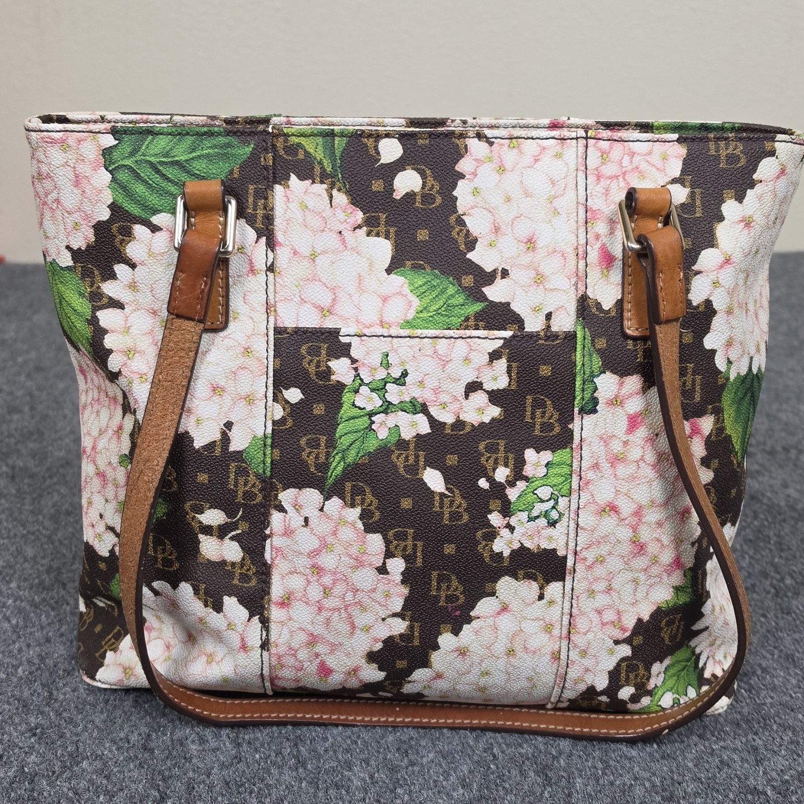 Dooney & Bourke Hydrangeas Monogram Shoulder Bag - image 5