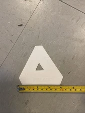 Palace Triferg Sticker  White Clear