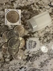 9 Coin Lot of 1922 BU PEACE SILVER DOLLAR from Original Roll.