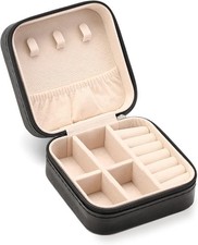 Travel Jewelry Case, Mini Portable Jewelry Travel Boxes, Small Jewelry Organizer