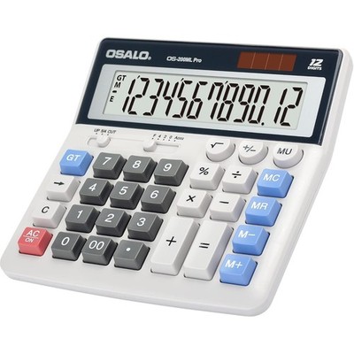 Calculator Large Buttons Extra Large Display 12 Digit Desk Calculator Office ...